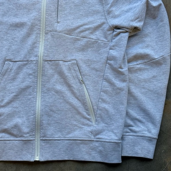 Lululemon Men's City Sweat Full-Zip Hoodie - Gray - Picture 4 of 11